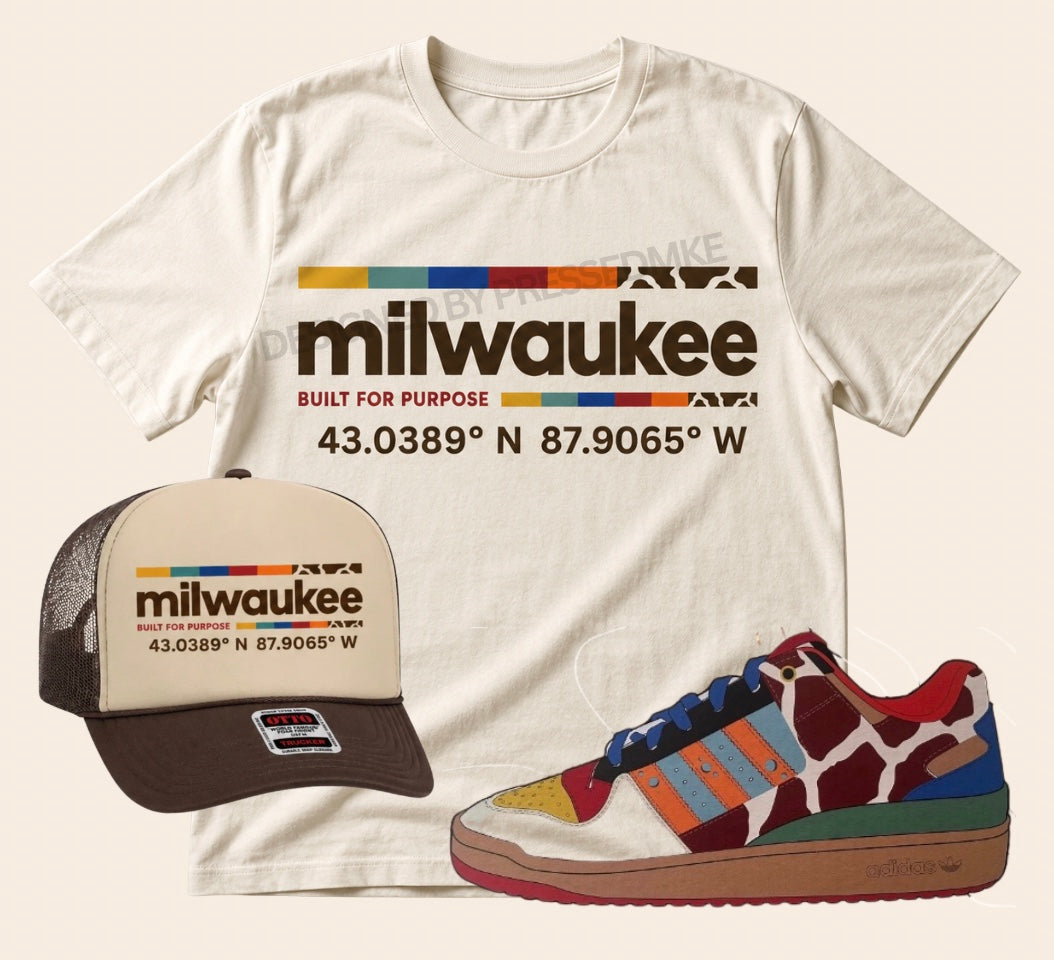 Milwaukee Coordinates Hat - Brown and Tan