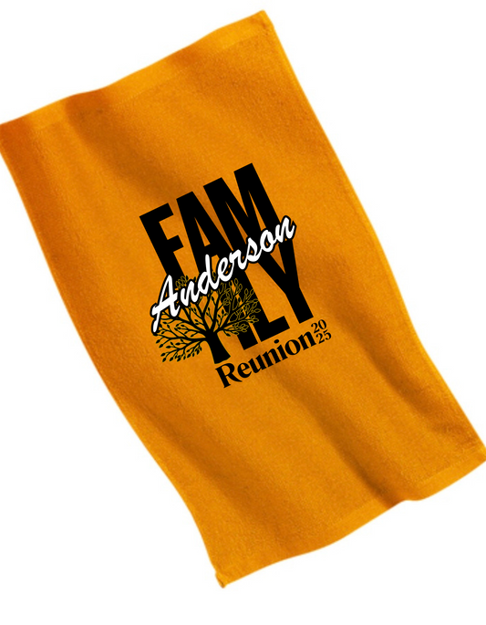 Anderson Family Reunion Ralley Towel