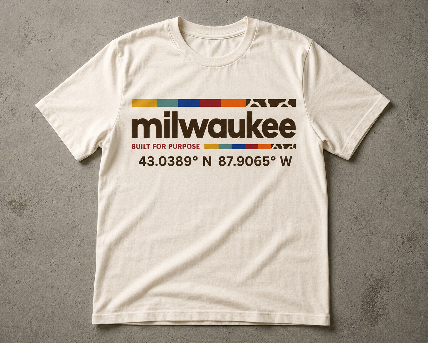 MILWAUKEE Coordinates Tshirt