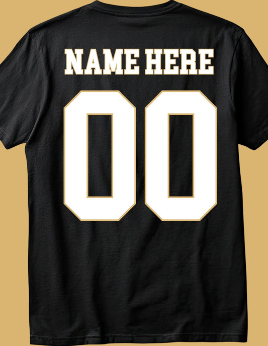 CUSTOM NAME AND NUMBER ON BACK - MAD SQUAD