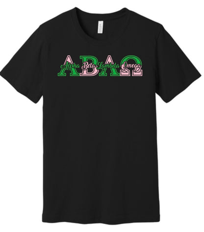 Alpha Beta Lambda Omega Tshirt