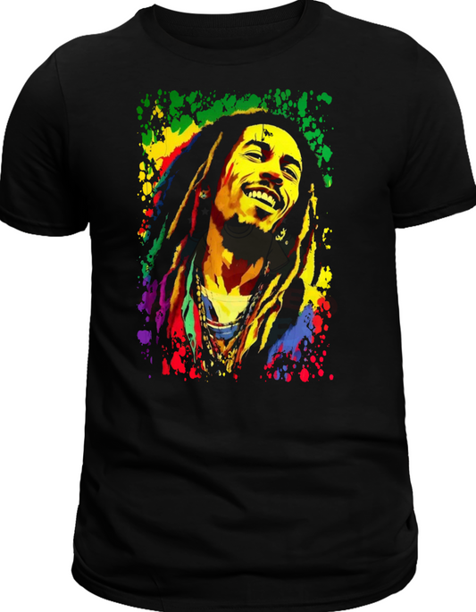 HIP HOP - Bob Marley Art T-Shirt