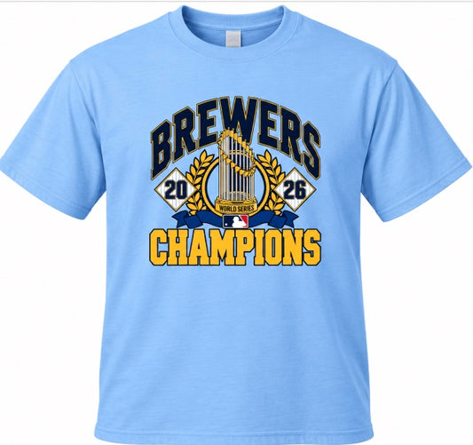 Brew Crew Champions   - LIGHT BLUE