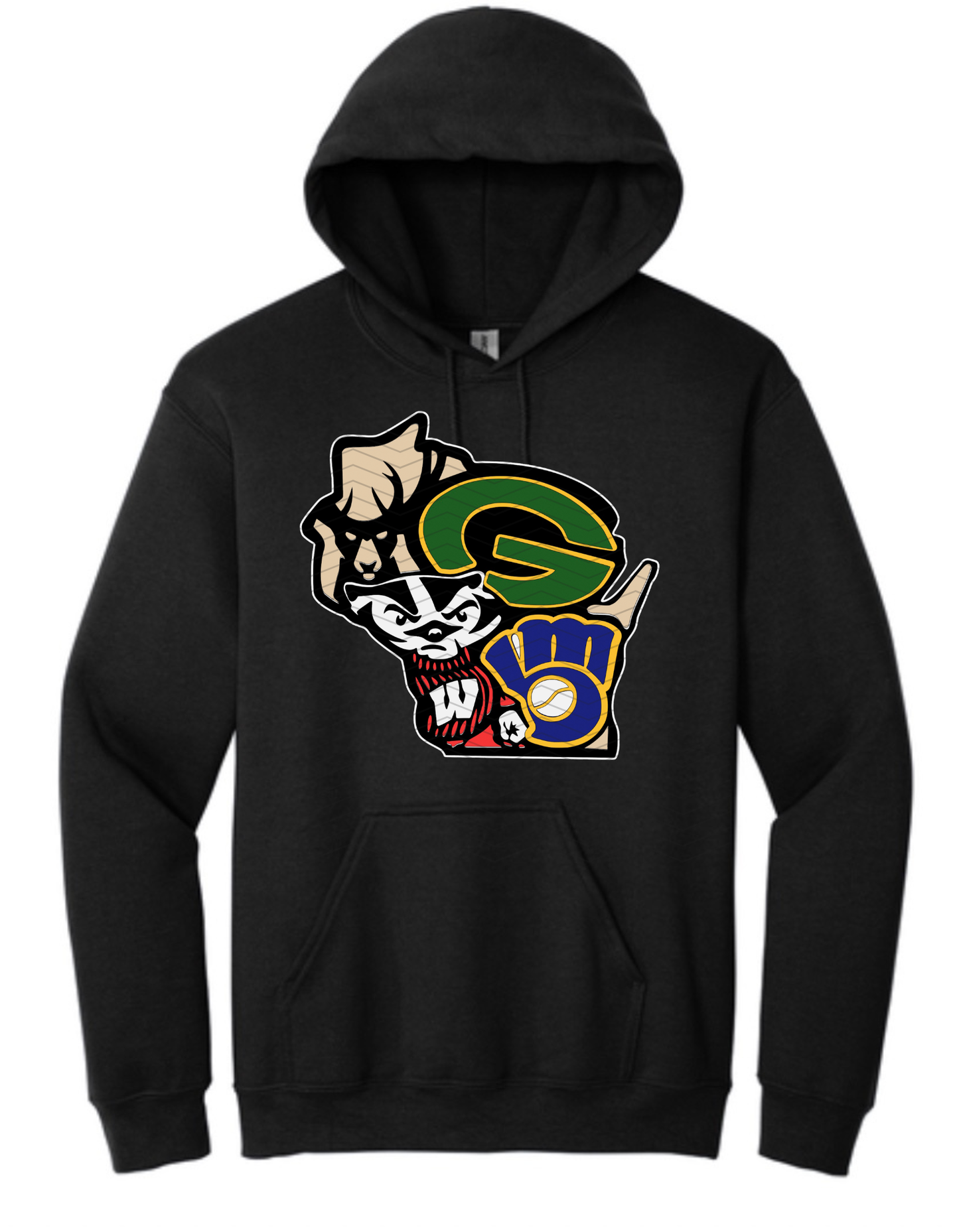 WISCONSIN TEAMS - HOODIE