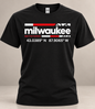 MILWAUKEE Coordinates Tshirt  - Black and Red