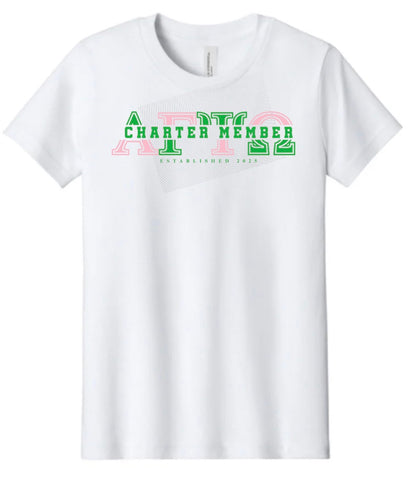 Alpha Gamma Psi Omega Charter Member Tshirt