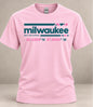 MILWAUKEE Coordinates Tshirt  - PINK and TEAL