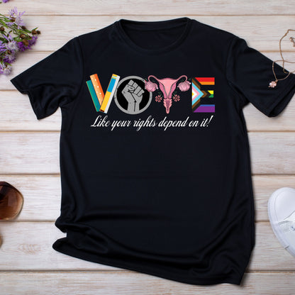 Vote Shirt, Banned Books Shirt, Reproductive Rights Tee, BLM Shirts, Political Activism Shirt, Pro Roe V Wade, Election Tshirts, LGBTQ Shirt