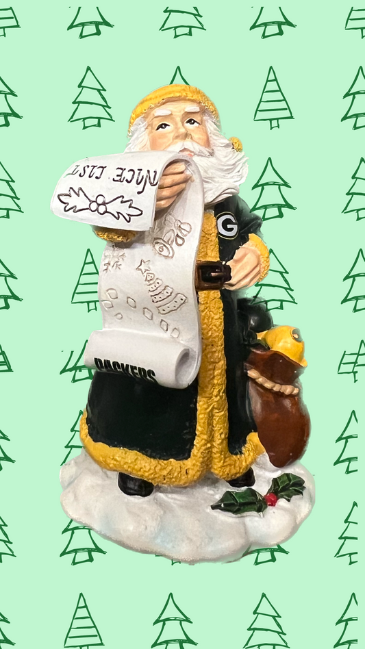 Packer Santa - Ornament