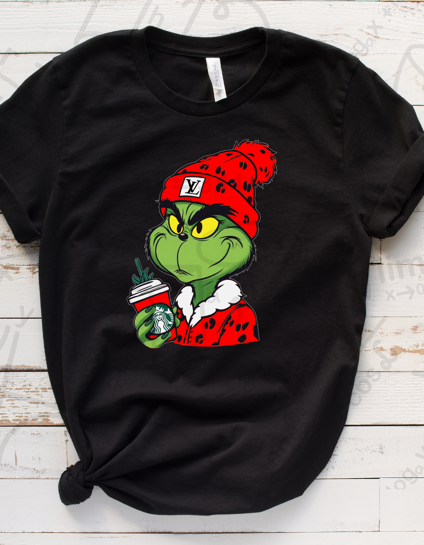 LV Grinch Red  - Tshirt - Grinch